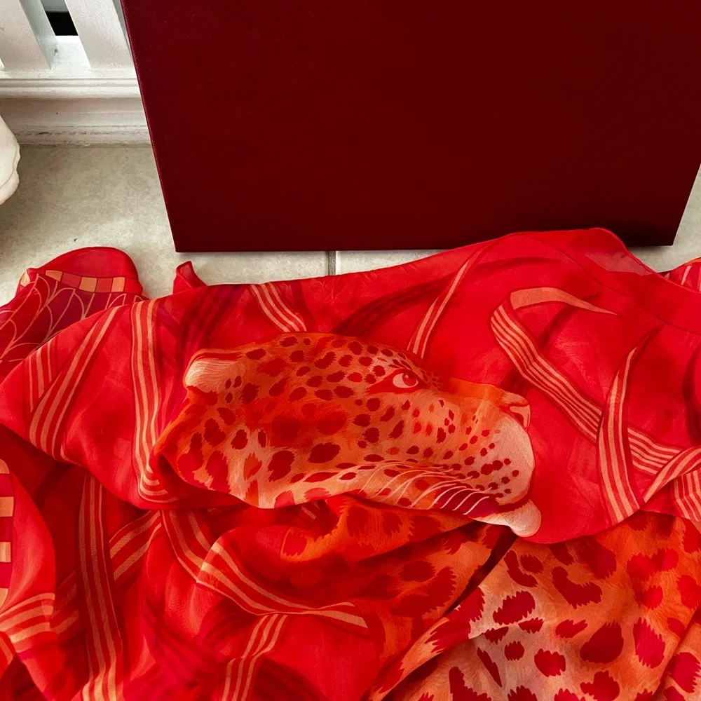 Cartier panther in the jungle scarf - Picture 5 of 8
